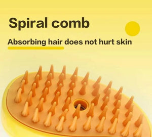 One-Click Pet Brush Spray – Self Cleaning Anti-Flying Hair Comb