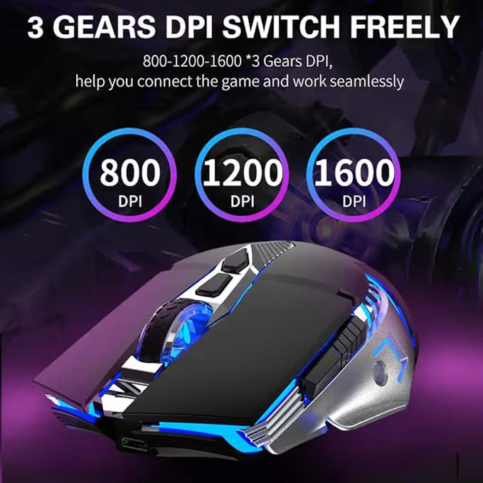 Silent Wireless Bluetooth Mouse